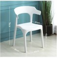 3.71_牛角椅塑料靠背膠椅子加厚塑膠