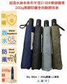 1A1.007b_超潑水納米傘布半徑21吋6骨碳纖骨200g黑膠防曬全自動開收傘