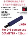 6.10a_Knirps U.090 Ultra Light XXL Umbrella 半徑27吋輕量超大傘面手開縮骨傘 德國紅點雨傘
