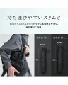 6.210c_Wpc. Go-koh超輕量 50cm 防撥水 100%遮光遮熱全遮光防UV 黑膠塗層 短傘/摺疊雨傘/縮骨遮/短遮(黑色)【GO006-900-102】