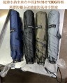1A1.003b_超潑水納米傘布半徑21吋6骨130G特輕黑膠防曬全碳纖維防風骨手開傘